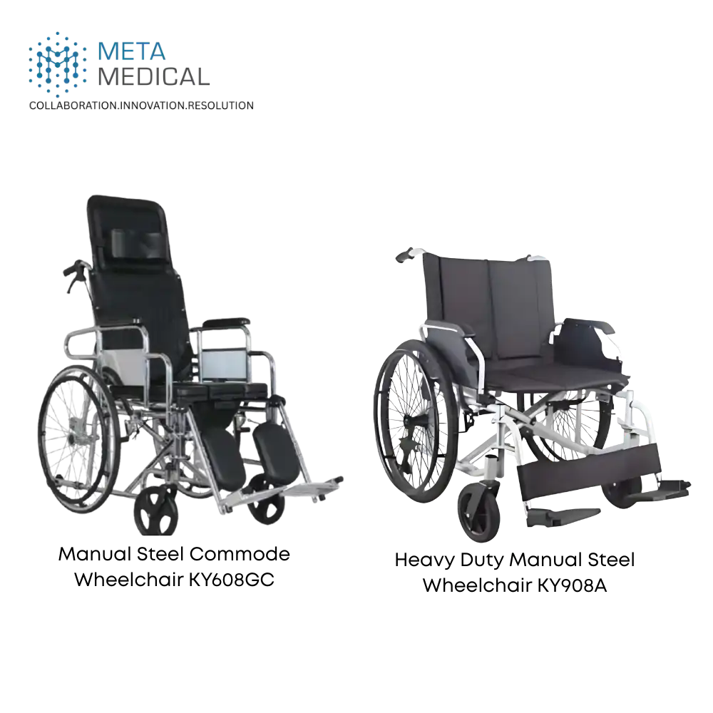 Steel Manual Wheelchair