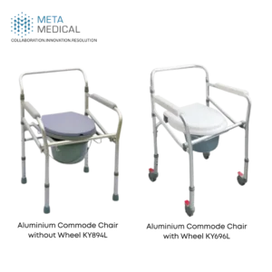 Aluminium Commode Chair