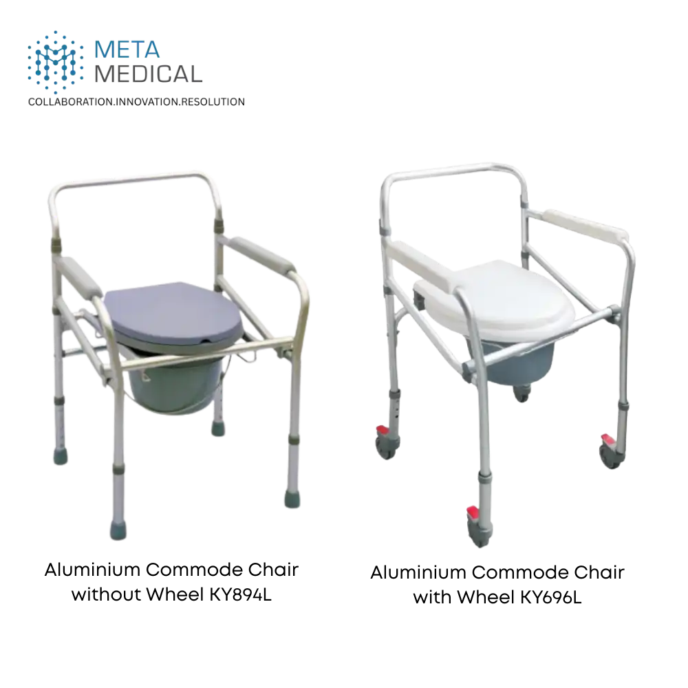 Aluminium Commode Chair